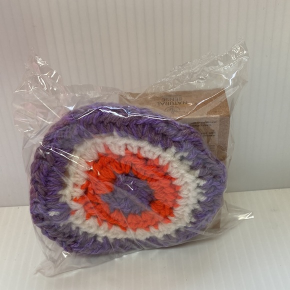 NATURAL SENSE Plant Based VEGAN Pure Castile Lavender Soap 5 oz with Scrubbie - Picture 8 of 9